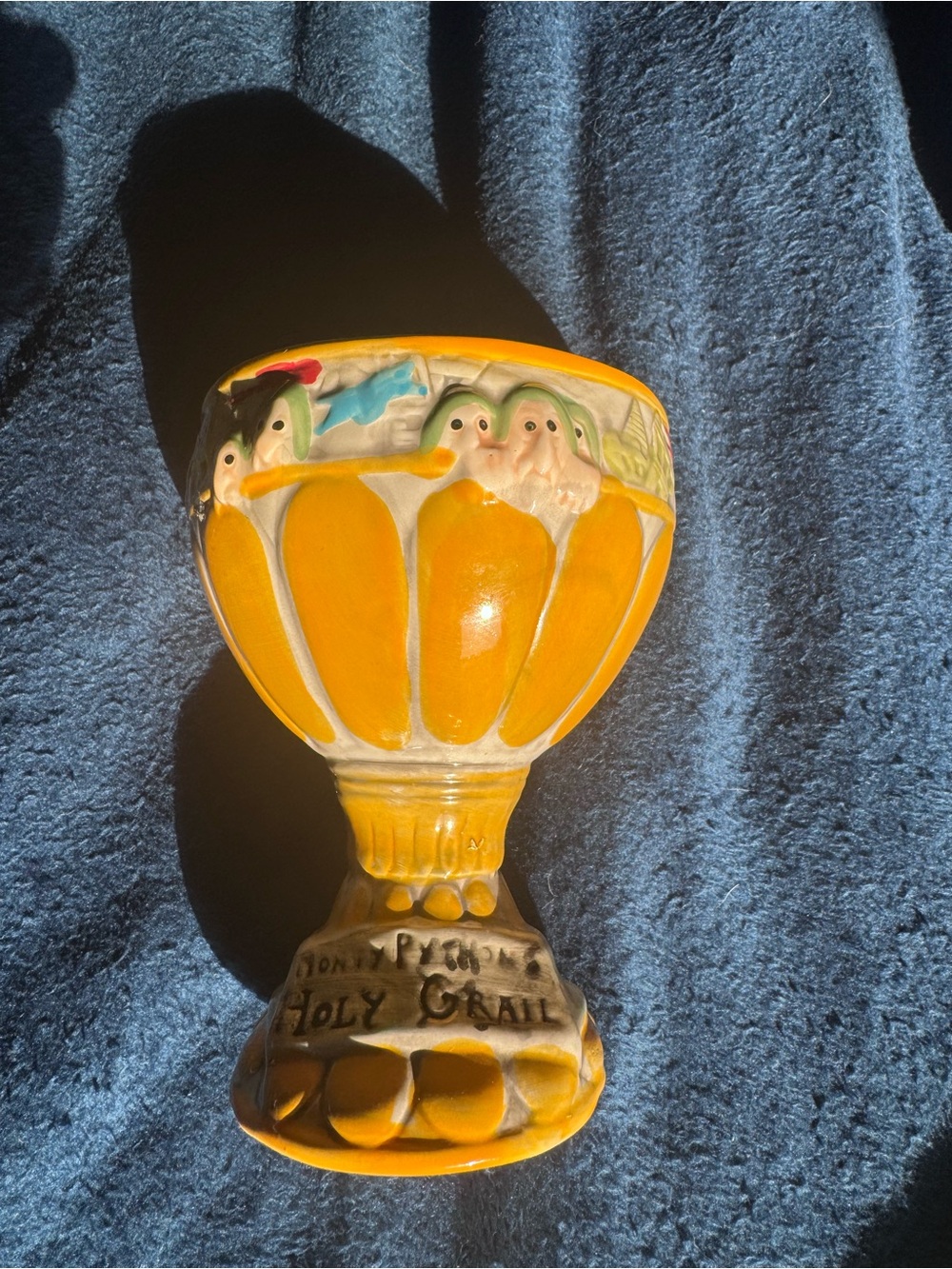 New NWOT Rare Vintage Monty Python Ceramic Goblet Collectible